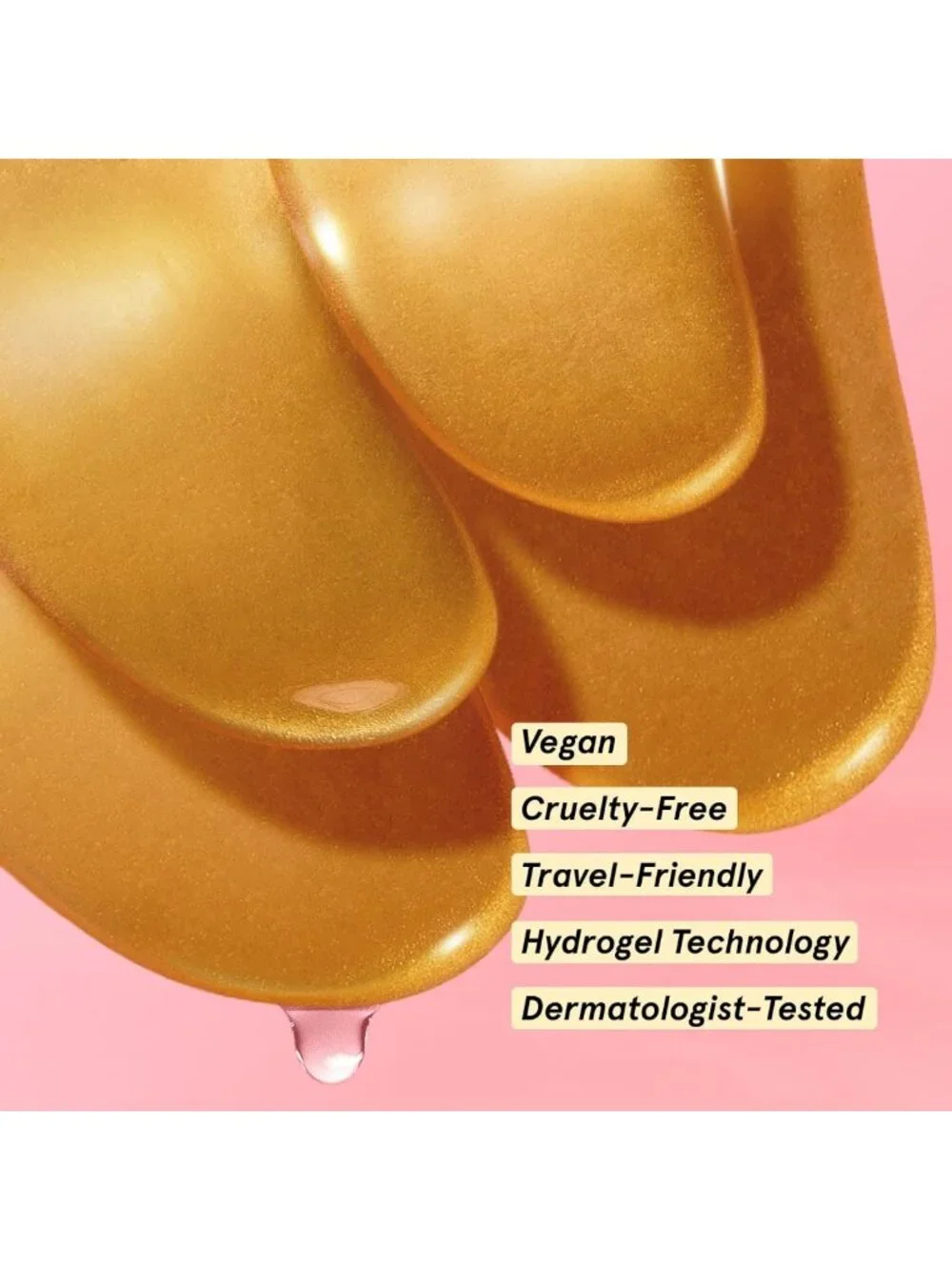 Vegan Eye Patches for Puffy Eyes | Under Eye Masks for Dark Circles & Bags